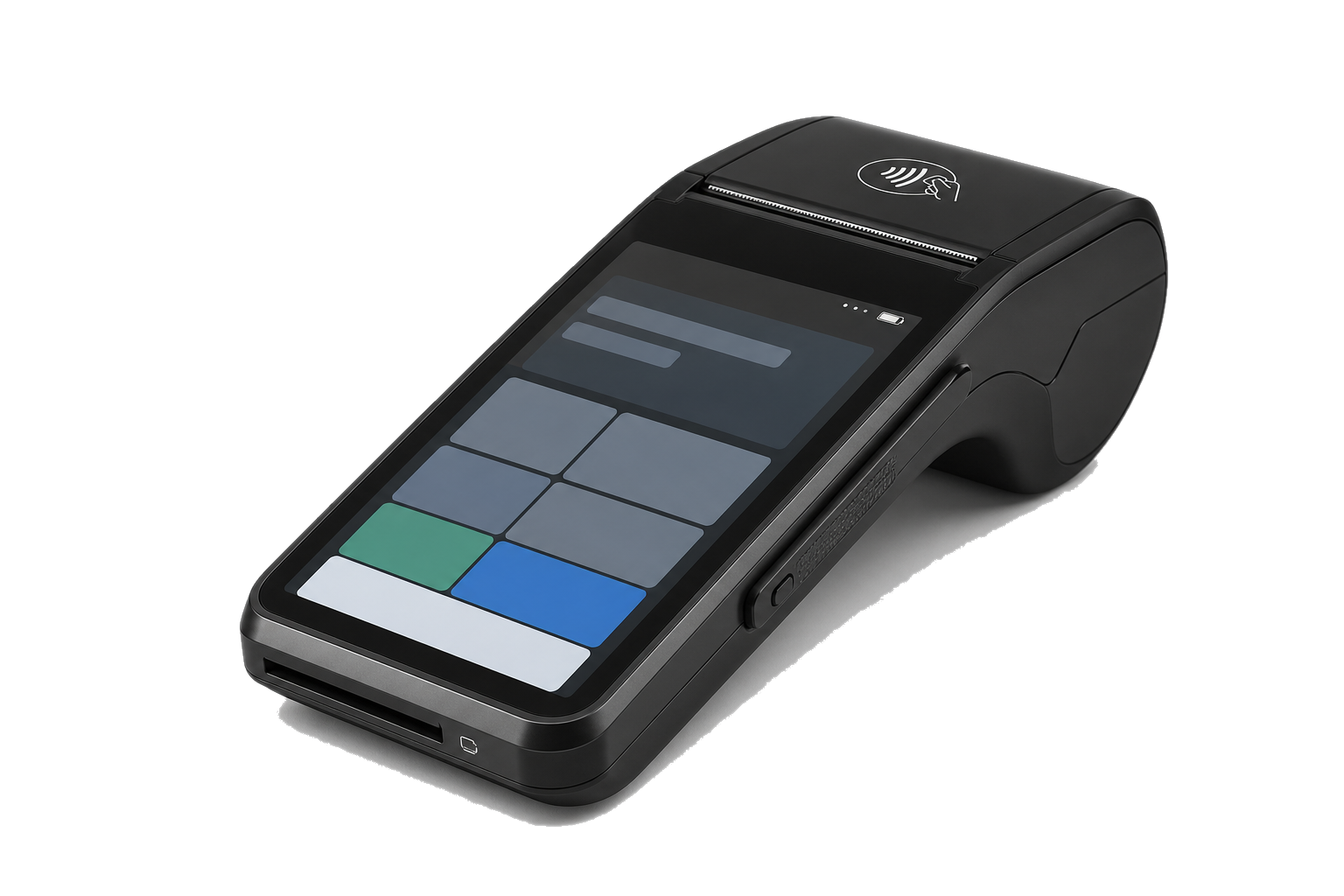 POS payment terminal with NFC contactless support